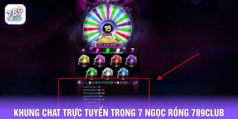 Khung chat trực tuyến trong 7 ngọc rồng 789club