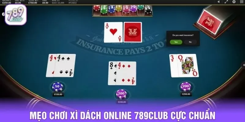 Mẹo chơi xì dách online 789club cực chuẩn