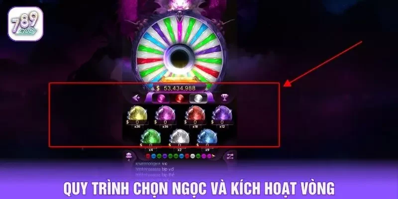 Quy trình chọn ngọc và kích hoạt vòng